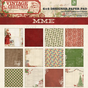 Набор бумаги для скрапбукинга 15×15 My Mind’s Eye Vintage Christmas