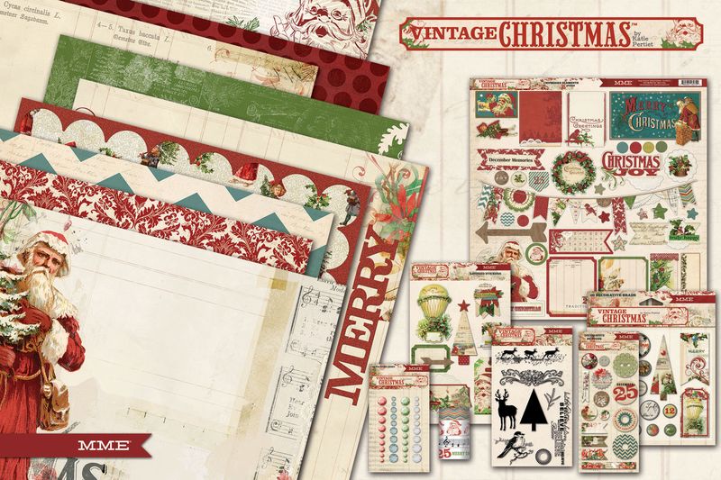 Брадсы My Mind's Eye Vintage Christmas - Зображення 2
