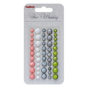 Граненые клеевые камушки “For Wedding” 50 шт