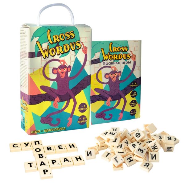 Настольная игра "Cross Wordus" Strateg (30812)