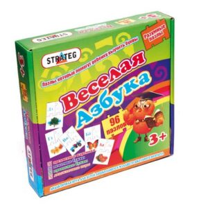 Развивающая игра-пазлы “Весёлая азбука” Strateg (518)