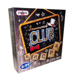 Настольная игра “Знатоков CLUB” (рус) Strateg (703)