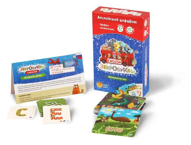 Настольная игра Зверобуквы English