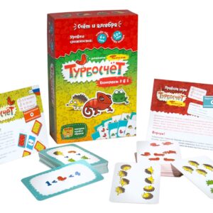 Турбокомплект Настольная игра Турбосчёт Комплект 2 в 1, Банда Умников