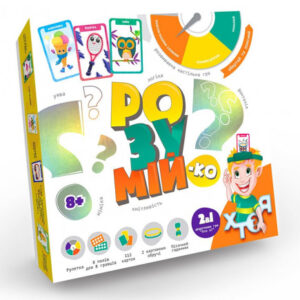 Развивающая настольная игра “Розумій-ка” укр. GRZ-01-01U