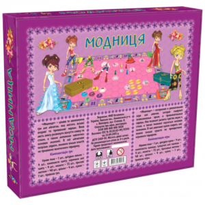 Настольная игра для девочек “Модница” 0239