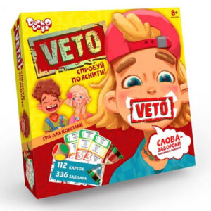 Настольная развлекательная игра “VETO” укр VETO-01-01U