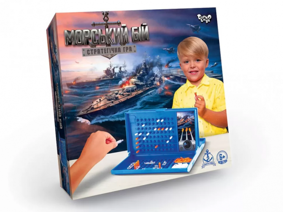 Настольная развлекательная игра "Морской бой. Битва адмиралов" укр. G-MB-04U