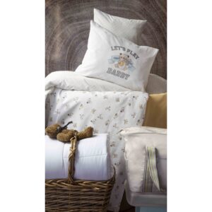 Детский набор в кроватку для младенцев Karaca Home – Cute boy bej бежевый (7 предметов)