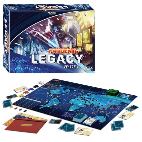 Пандемия: Наследие. Сезон 1 (синяя) (Pandemic Legacy: Season 1, blue)