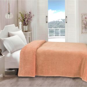Простынь Iris Home махровая – Peach 155*220