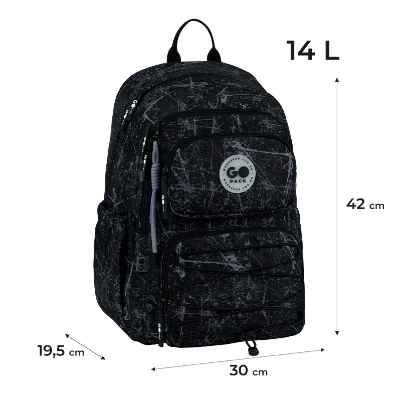 Рюкзак GoPack Education GO26-120M-3 Shadow + олівці Kite 18кол. - Зображення 3