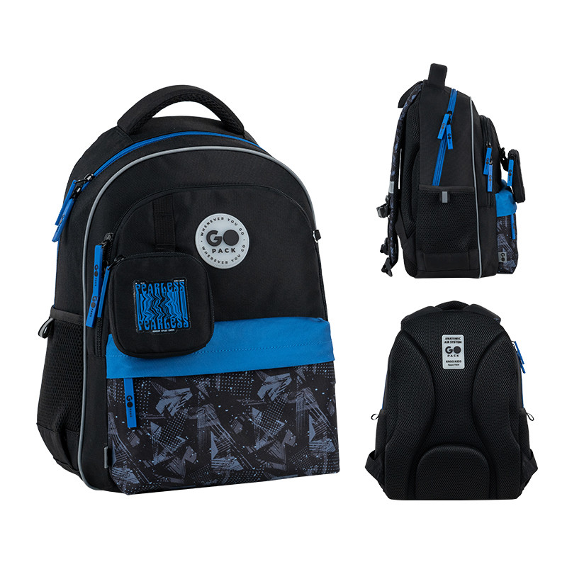 Рюкзак GoPack Education GO26-182M-6 Fearless Vibe + олівці Kite 18кол. - Зображення 3