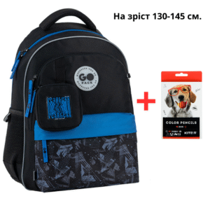 Рюкзак GoPack Education GO26-182M-6 Fearless Vibe + олівці Kite 18кол.