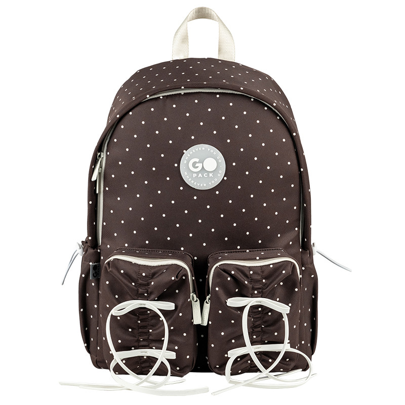 Рюкзак GoPack Education Teens GO26-130L-2 коричневий + олівці Kite 18кол. - Зображення 4