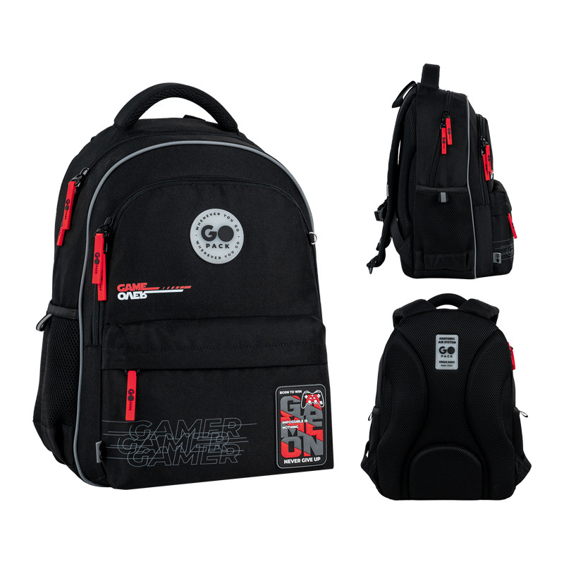Рюкзак GoPack Education GO26-182M-5 Born To Win + олівці Kite 18кол. - Зображення 2