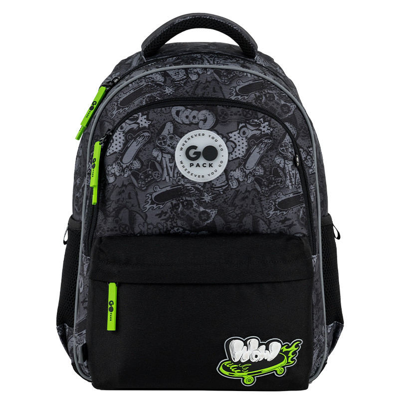 Рюкзак GoPack Education GO26-182M-7 Wow Skate + олівці Kite 18кол. - Зображення 4