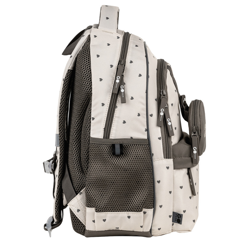 Рюкзак GoPack Education GO26-182M-3 Beige Polka Dots + олівці Kite 18кол. - Зображення 7