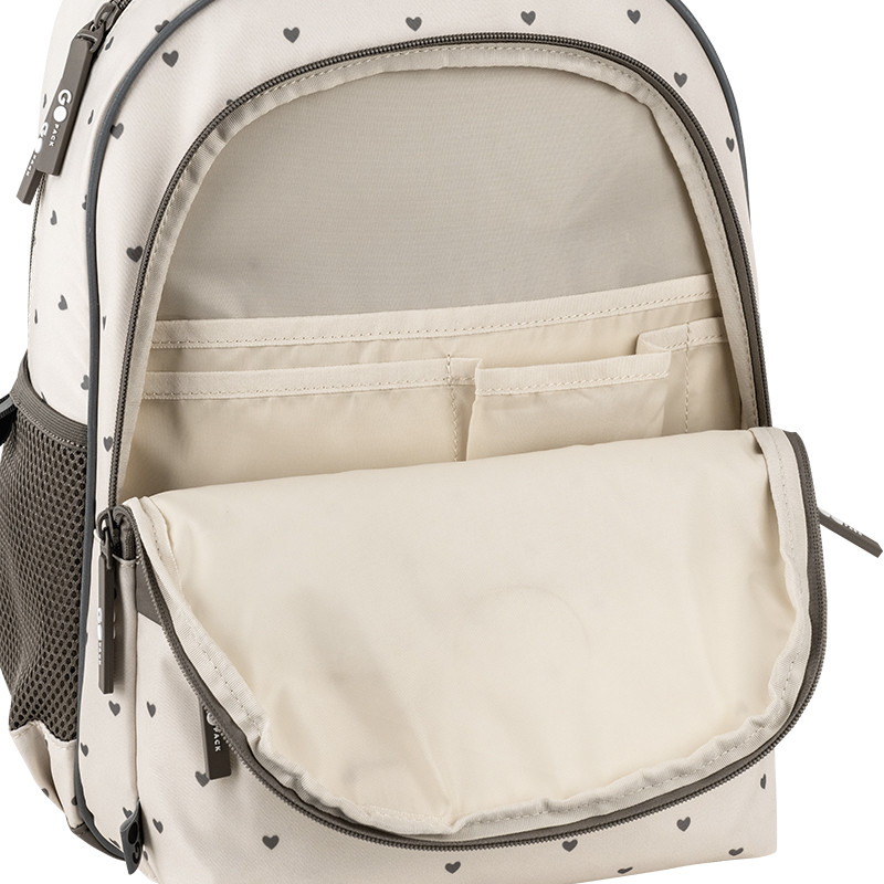 Рюкзак GoPack Education GO26-182M-3 Beige Polka Dots + олівці Kite 18кол. - Зображення 9