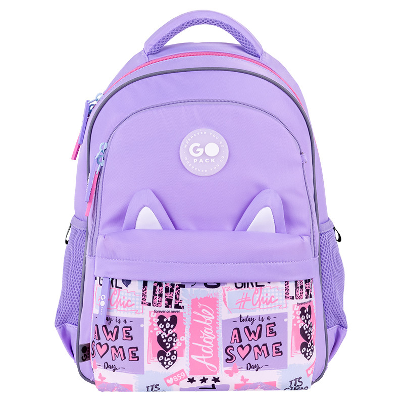Рюкзак GoPack Education GO26-182M-4 Cute Ears + олівці Kite 18кол. - Зображення 4