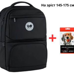 Рюкзак GoPack Teens GO26-150L + олівці Kite 18кол.