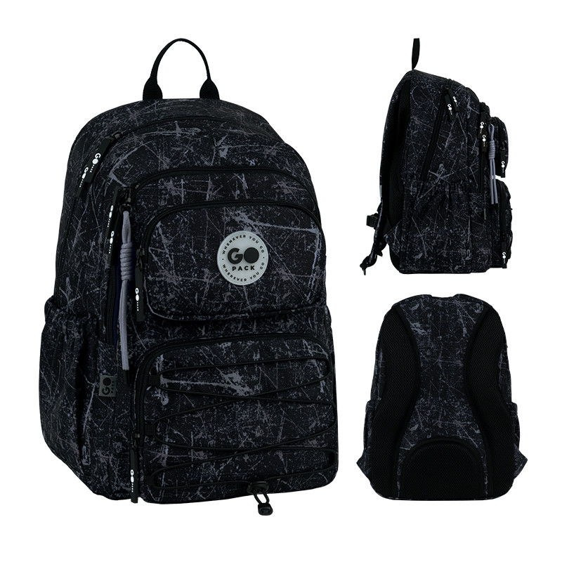 Рюкзак GoPack Education GO26-120M-3 Shadow + олівці Kite 18кол. - Зображення 2