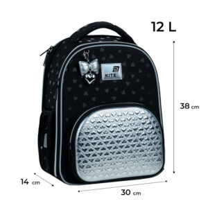 Рюкзак Kite Education каркасний K26-556M-2 Black&Silver