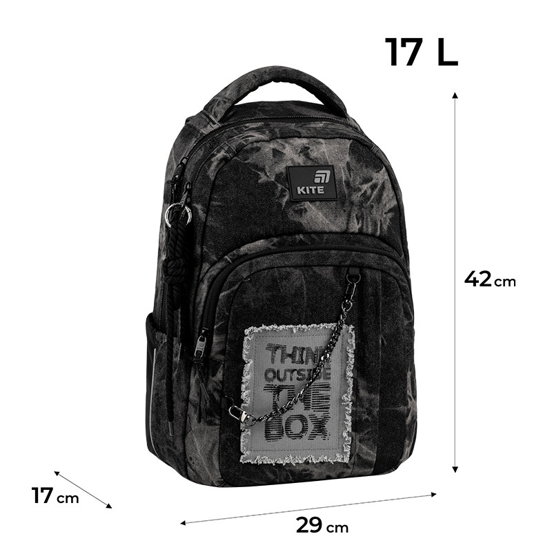 Рюкзак Kite Education teens K26-2578M-2 Denim Core