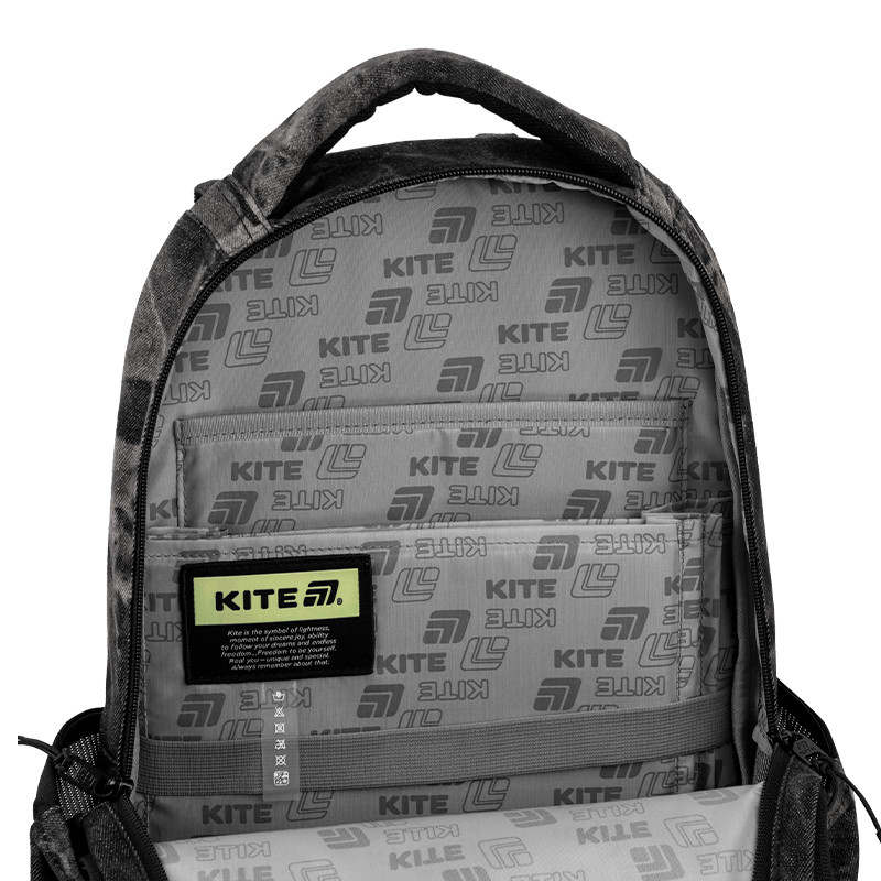 Рюкзак Kite Education teens K26-2578M-2 Denim Core - Зображення 10
