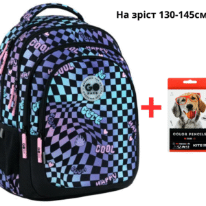 Рюкзак GoPack Teens GO26-162M-2 + карандаши Kite 18цв.
