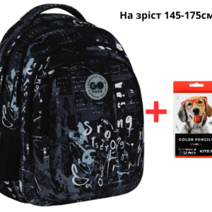 Рюкзак GoPack Teens GO26-162L-4 + олівці Kite 18кол.