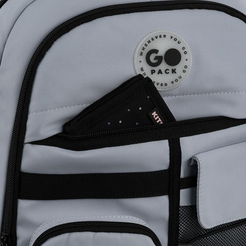 Рюкзак GoPack Education Teens GO26-184L-2 сірий + олівці Kite 18кол. - Зображення 10