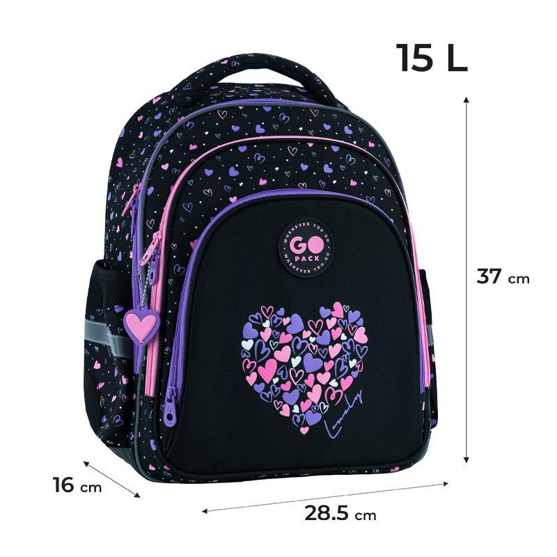 Рюкзак GoPack Education GO26-2606S-3 Bright&Awesome + олівці Kite 18кол. - Зображення 3