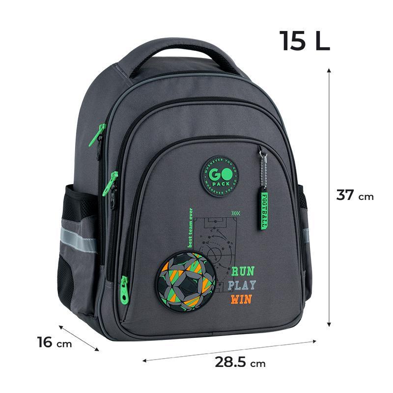 Рюкзак GoPack Education GO26-2606S-4 Run Play Win + олівці Kite 18кол. - Зображення 3
