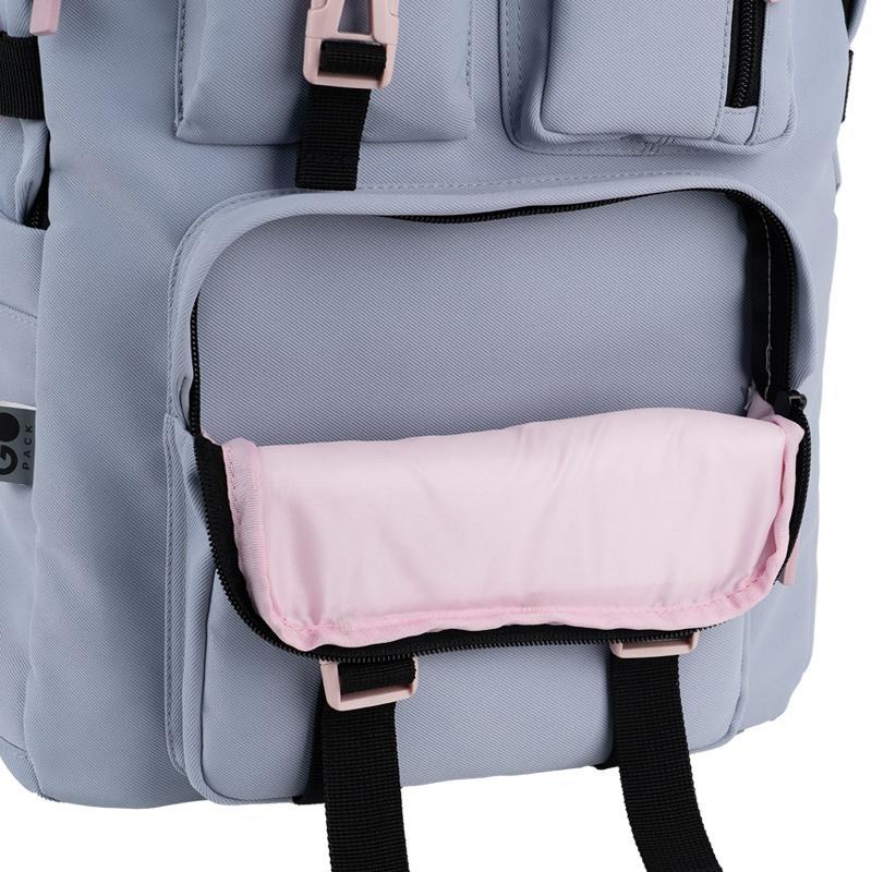Рюкзак GoPack Education Teens GO26-2500L-1 сірий + олівці Kite 18кол. - Зображення 9