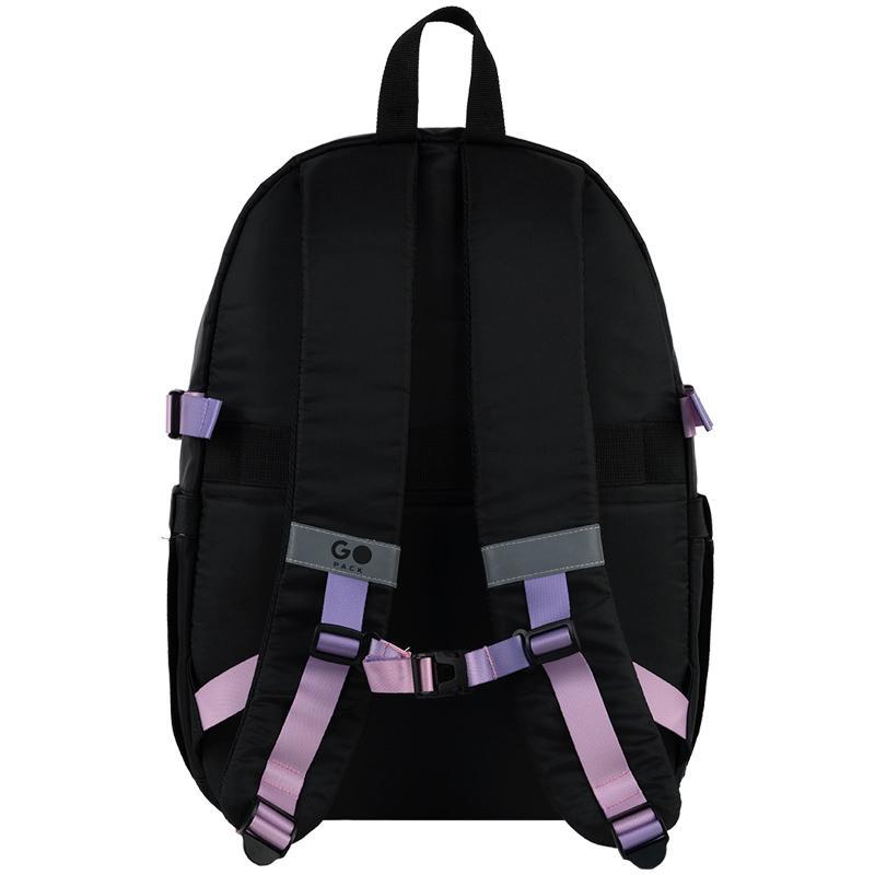 Рюкзак GoPack Education Teens GO26-2500L-2 чорний, градієнт + олівці Kite 18кол. - Зображення 4