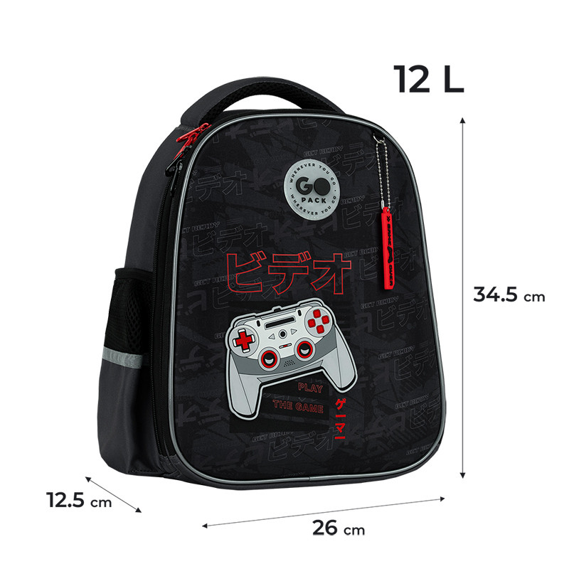 Рюкзак GoPack Education напівкаркасный GO26-165S-6 Play + олівці Kite 18кол. - Зображення 3