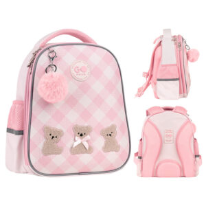 Рюкзак GoPack Education напівкаркасный GO26-165S-1 Teddy Bears + олівці Kite 18кол.