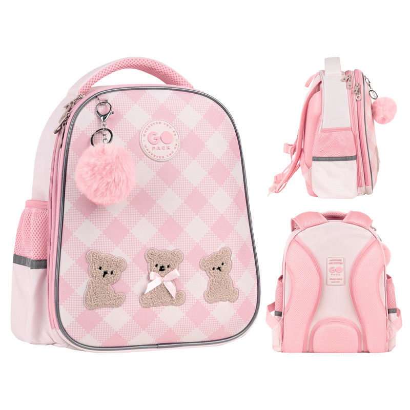Рюкзак GoPack Education напівкаркасный GO26-165S-1 Teddy Bears + олівці Kite 18кол. - Зображення 2