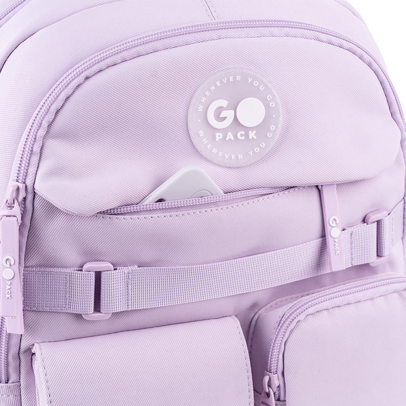 Рюкзак GoPack Education GO26-183M-1 бузковий + олівці Kite 18кол. - Зображення 10