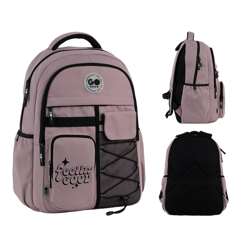 Рюкзак GoPack Education Teens GO26-184L-1 рожевий + олівці Kite 18кол. - Зображення 2