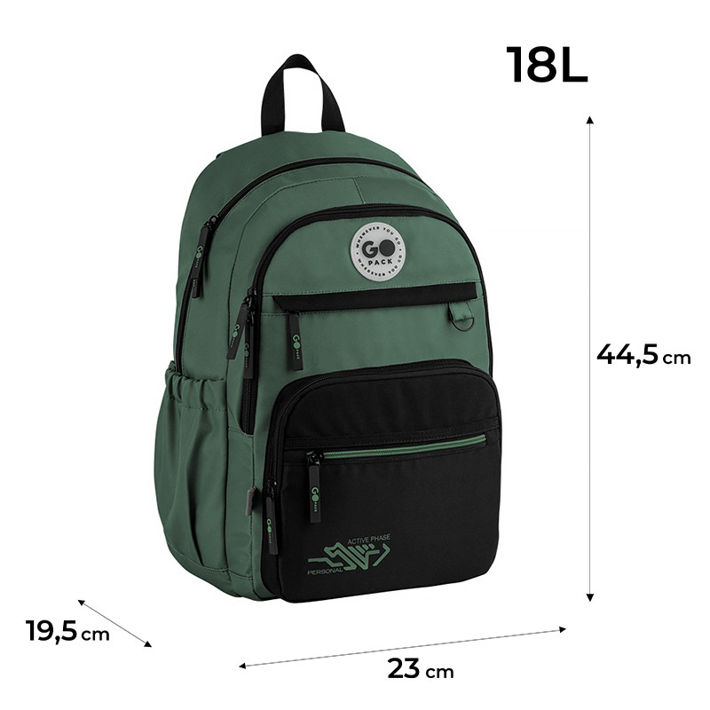 Рюкзак GoPack Teens GO26-121L-3 + олівці Kite 18кол. - Зображення 3
