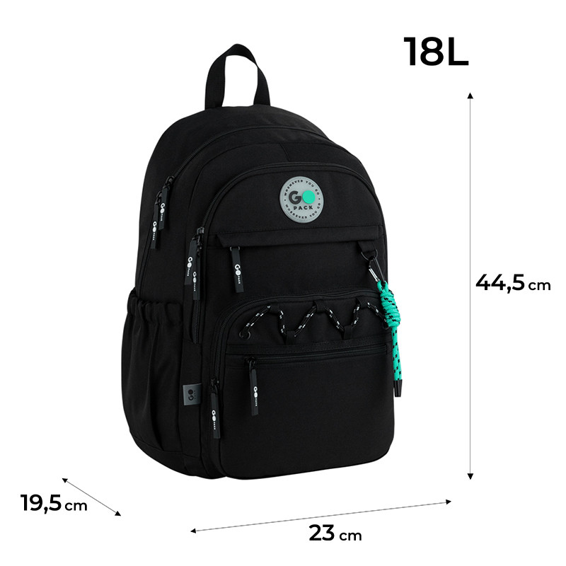 Рюкзак GoPack Teens GO26-121L-4 + олівці Kite 18кол. - Зображення 3