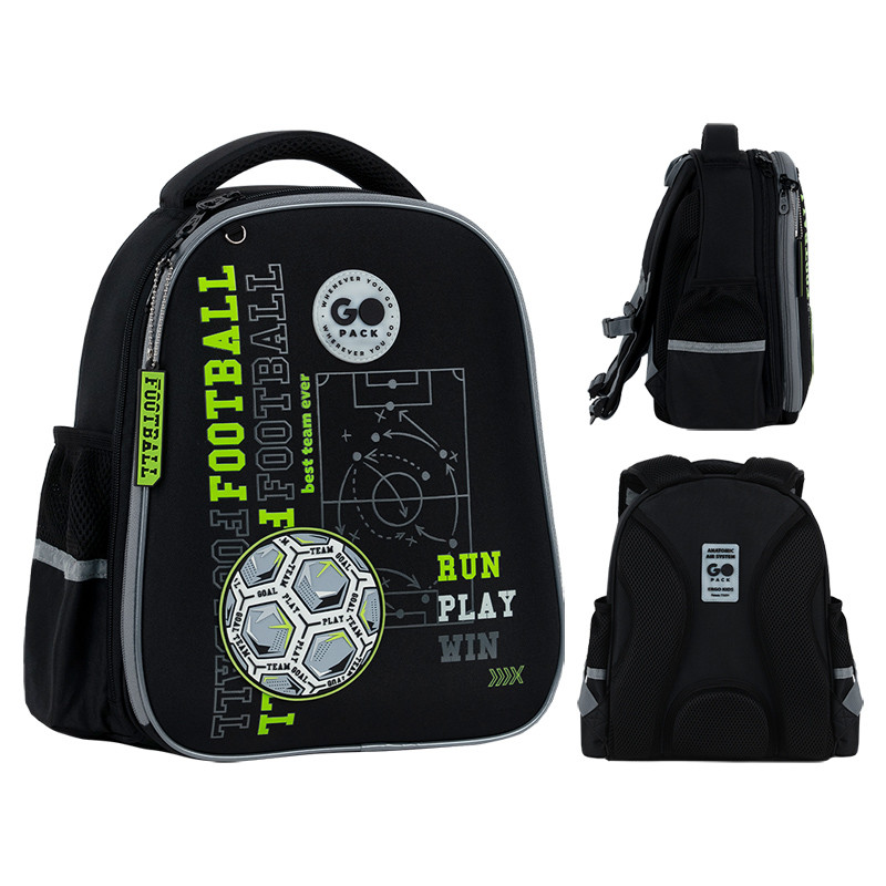 Рюкзак GoPack Education напівкаркасный GO26-165S-4 Football Fun + олівці Kite 18кол. - Зображення 2