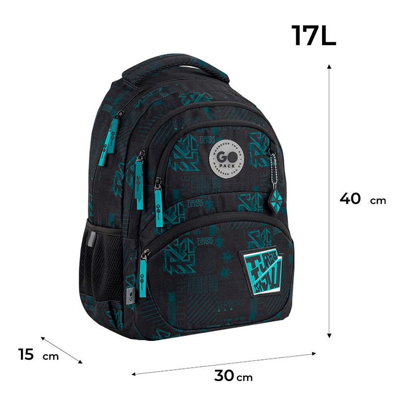 Рюкзак GoPack Education GO26-175M-6 Future + олівці Kite 18кол. - Зображення 3