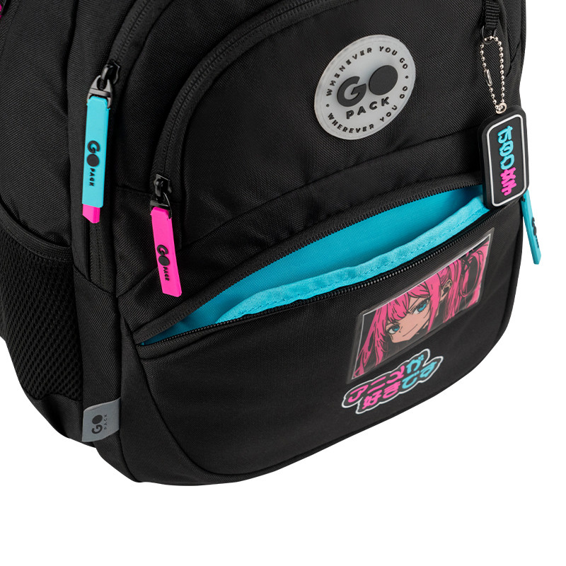 Рюкзак GoPack Education GO26-175M-2 Anime Gigl + олівці Kite 18кол. - Зображення 8