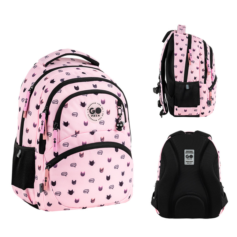 Рюкзак GoPack Education GO26-175M-1 Meow Cats + олівці Kite 18кол. - Зображення 2