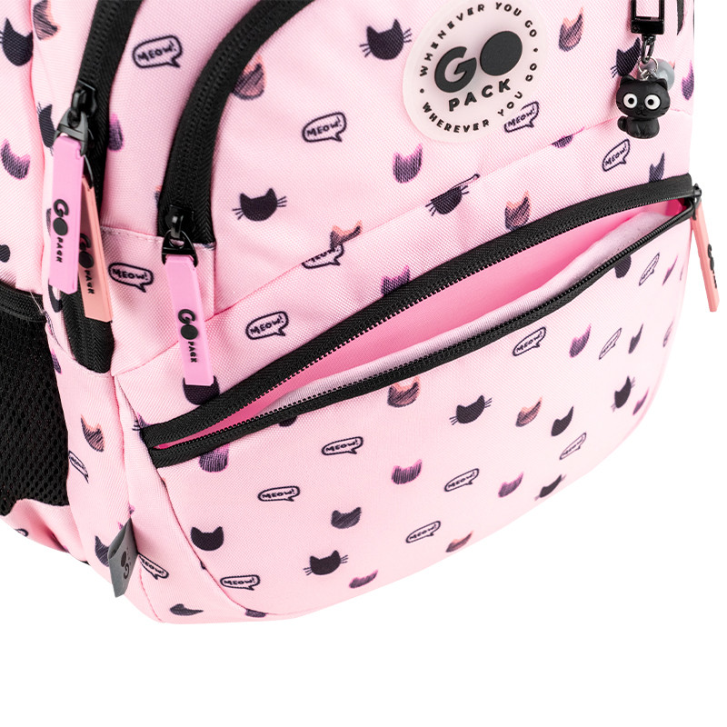 Рюкзак GoPack Education GO26-175M-1 Meow Cats + олівці Kite 18кол. - Зображення 8