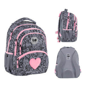 Рюкзак GoPack Education GO26-175M-4 Fluffy Heart + олівці Kite 18кол.