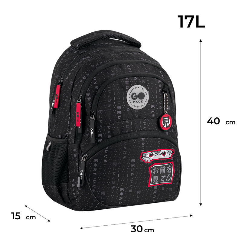 Рюкзак GoPack Education GO26-175M-8 Anime boy + олівці Kite 18кол. - Зображення 3